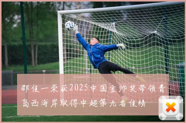 邵佳一荣获2025中国金帅奖带领青岛西海岸取得中超第九名佳绩